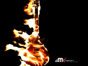Guitar on Fire!!